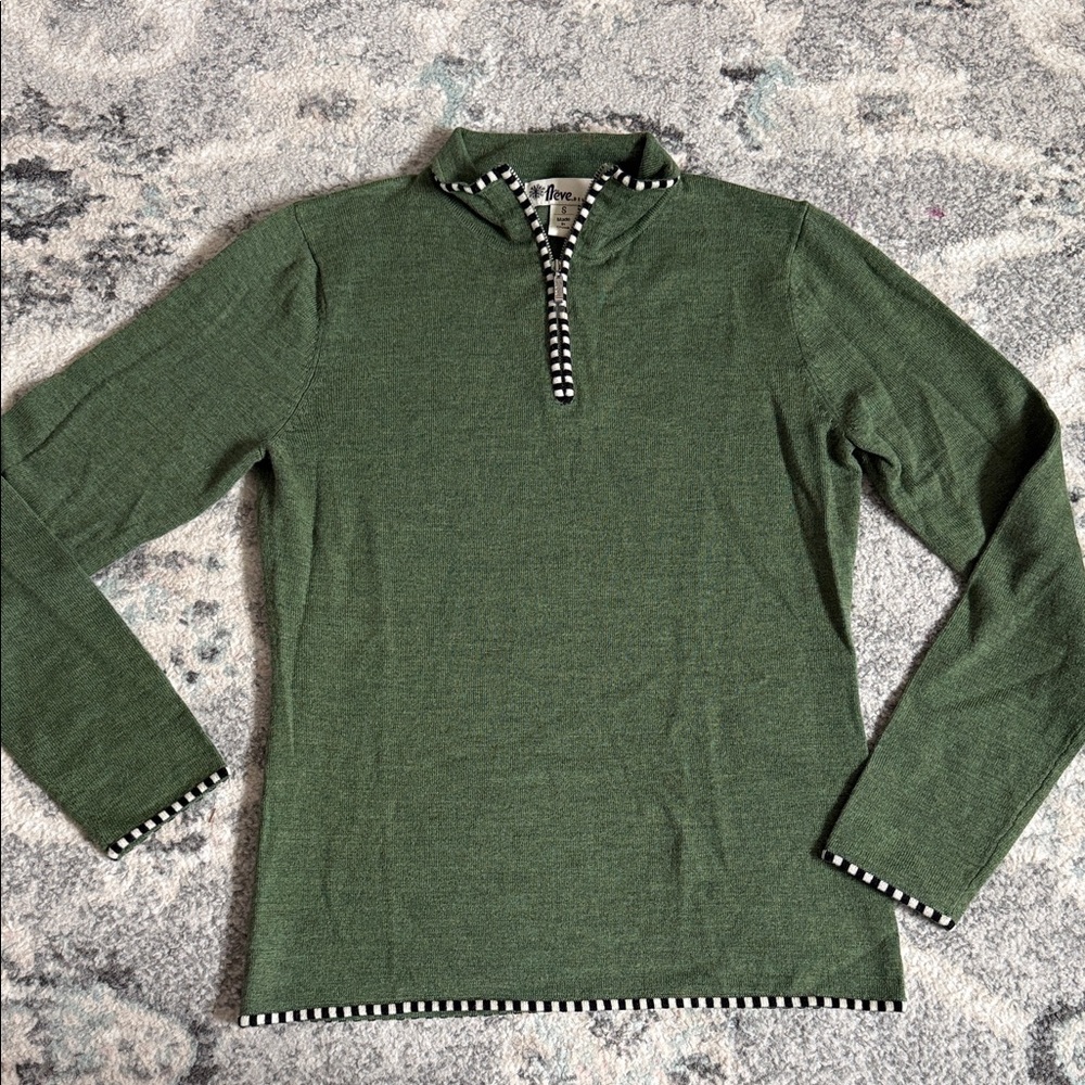 Neve Designs Wool 1/2 Zip Sweater